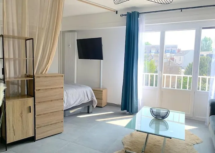 Apartament T1 Bis Cosy Et Spacieux - Wifi - Parking Gratuit Angers